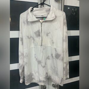 PINK Victoria's Secret White Zip-Up Hoodie